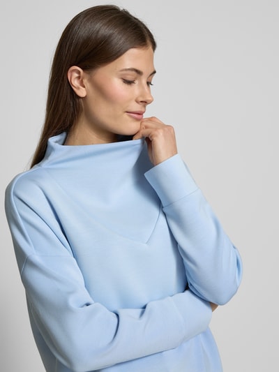 Christian Berg Woman Sweatshirt mit Turtleneck Bleu 3