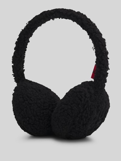 HUGO Oorwarmers van teddybont, model 'CLAUDYA' Zwart - 3