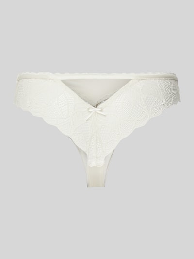 LASCANA String mit Spitzenbesatz Modell 'Alicia' Offwhite 3