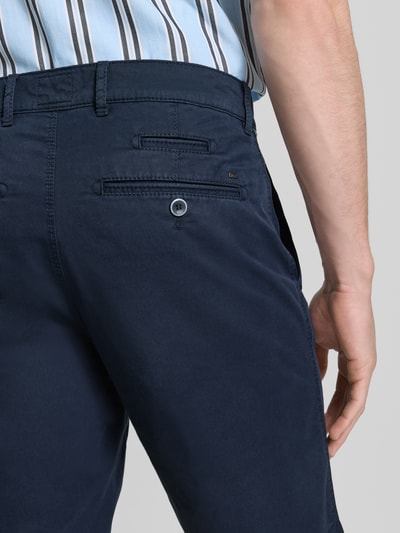Brax Regular Fit Bermuda aus reinem Leinen Modell 'BALU' Marine 3