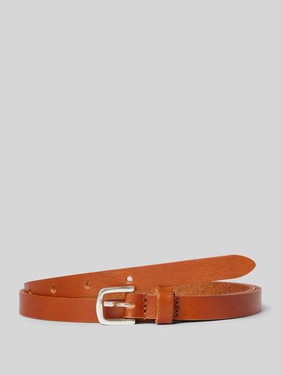 Vanzetti Leren riem met doornsluiting Cognac - 1