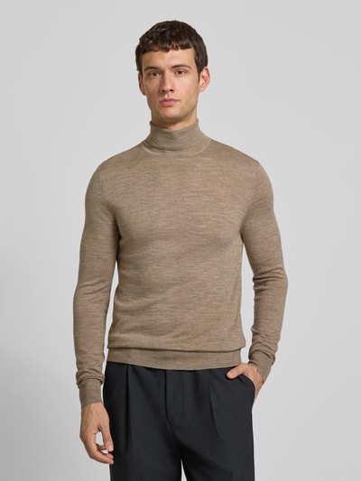 Tiger Of Sweden Gebreide coltrui, model 'Neville' Beige - 4