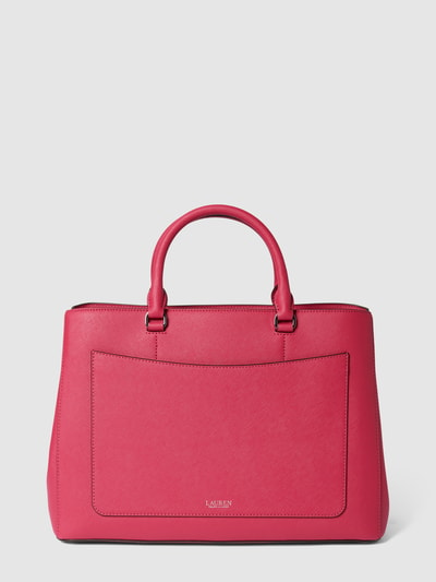 Lauren Ralph Lauren Handtas met labeldetail Felroze - 5