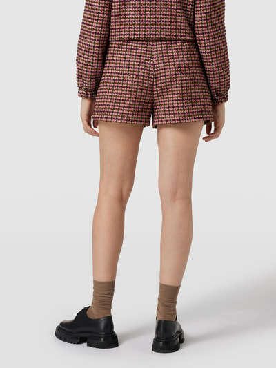 Jake*s Collection Shorts mit Allover-Muster Pflaume 5