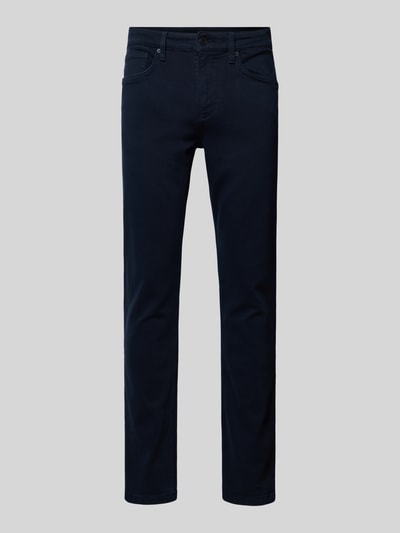 s.Oliver BLACK LABEL Medium rise slim fit jeans met smalle pijpen Marineblauw - 2