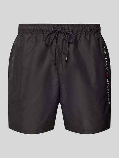 Tommy Hilfiger Badeshorts mit elastischem Bund Modell 'ORIGINAL' Black 1