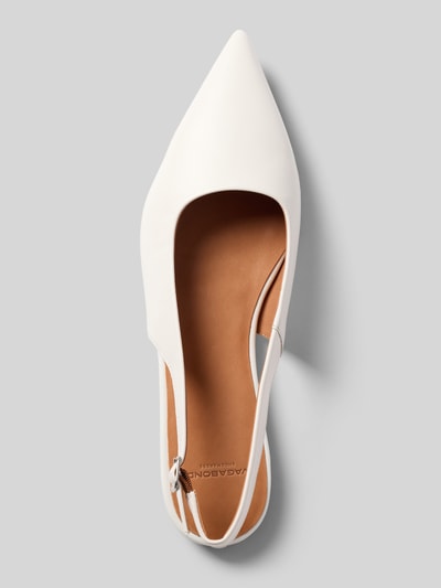 Produktfoto, Slingbacks aus echtem Leder Modell 'HERMINE' von Vagabond, Optik: Unifarben, Schuhspitze spitz, Blockabsatz, Dornschließe, Sohle leicht strukturiert