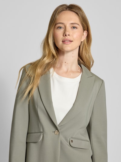 MOS MOSH Blazer mit Label-Applikation Modell 'BLAKE VIENNA' Oliv 3