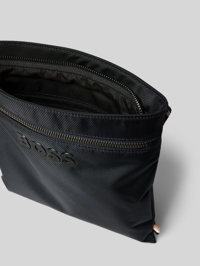 BOSS Schoudertas met labelapplicatie, model 'Catch_3.0' Donkerblauw - 5