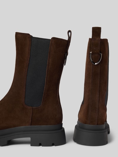Blauer USA Stiefeletten mit profilierter Sohle Modell 'KIMMEL08' Dunkelbraun 2