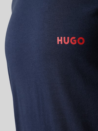 HUGO Longsleeve mit Label-Print Marine 2