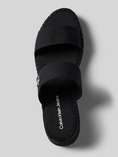 Calvin Klein Jeans Sandalen met labeldetail Zwart - 3