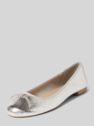 Only Ballerinas in metallic Modell 'BEE' Silber 1