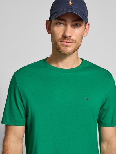 Tommy Hilfiger Regular fit T-shirt van puur katoen Groen - 3