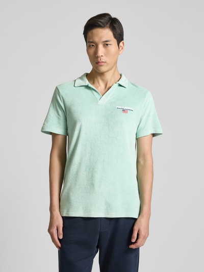 Polo Sport Regular Fit Poloshirt mit Label-Stitching Mint 4