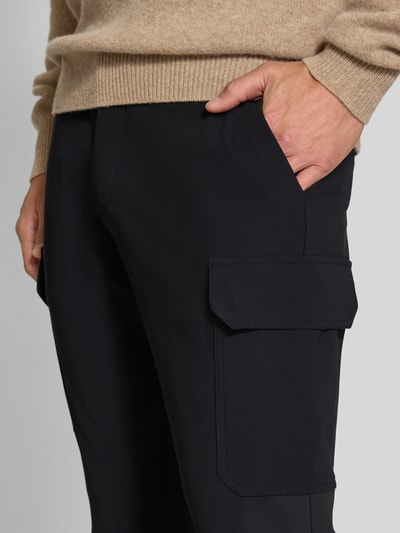 Antony Morato Skinny fit broek met applicatie, model 'BJORN' Zwart - 3