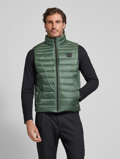 BOSS Orange Bodywarmer met labelbadge, model 'Odeno' Groen - 4