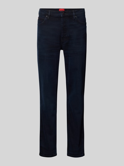 HUGO Tapered fit jeans in 5-pocketmodel Jeansblauw - 2