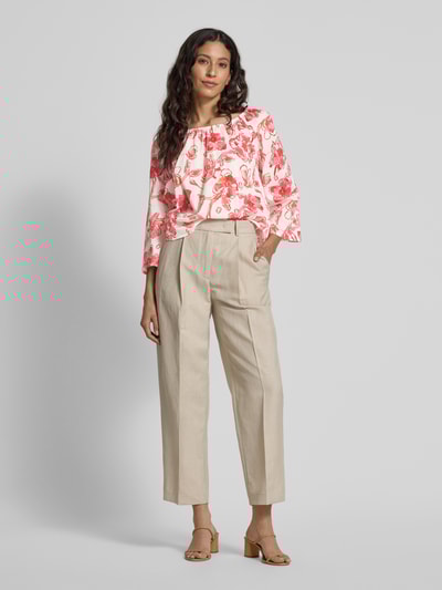 Christian Berg Woman Regular Fit Bluse mit 3/4-Arm Hellrot 1