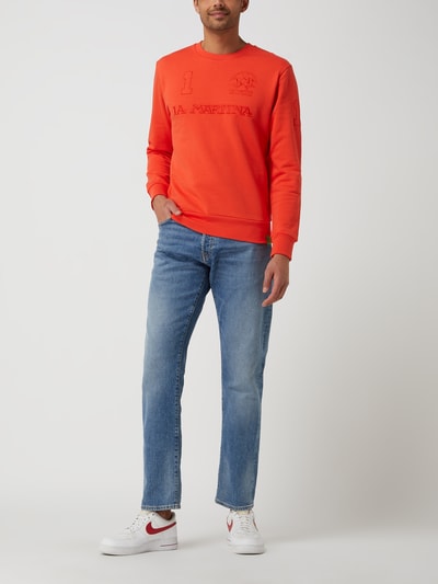 La Martina Sweatshirt mit Logo  Orange 1