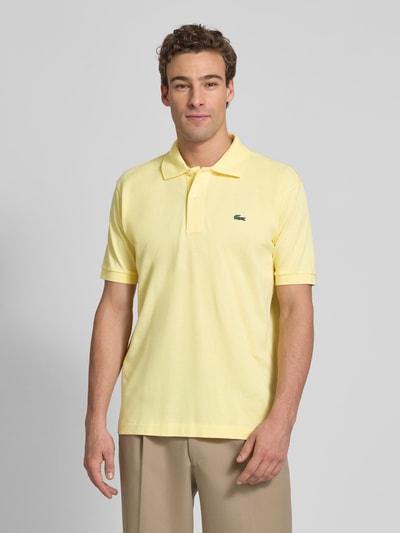 Lacoste Regular Fit Poloshirt mit Label-Patch Hellgelb 4