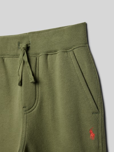 Polo Ralph Lauren Teens Regular fit sweatpants met logostitching Lichtgroen - 2