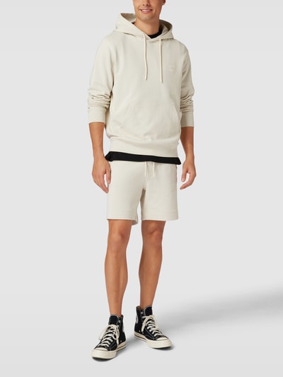 BOSS Orange Sweatshorts mit Logo-Stitching Modell 'SEWALK' Sand 1