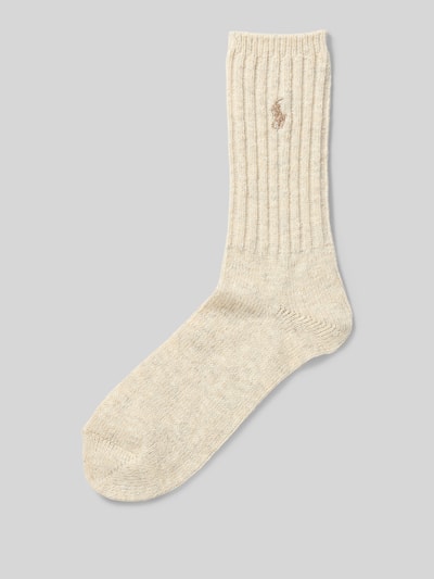 Polo Ralph Lauren Sokken met labelstitching Beige - 1