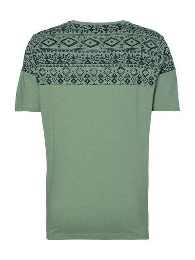 Sonnenhut Herren Outdoor - Khaki Anglerhut Mit Ethno-Muster | Faltbar Mit Kinnband Für Wandern & Garten