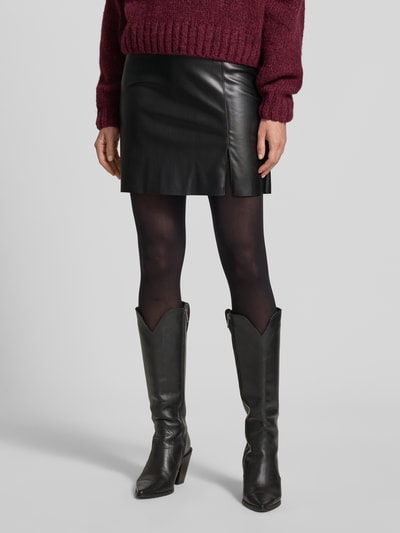 Vero Moda Mini-Rock in Lederoptik Modell 'NELLY' Black 4
