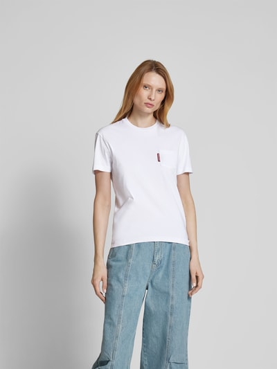 Dsquared2 T-Shirt mit Brusttasche Weiss 4