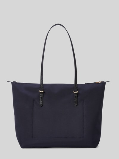 Lauren Ralph Lauren Torebka do ręki z detal z logo Ciemnoniebieski 5