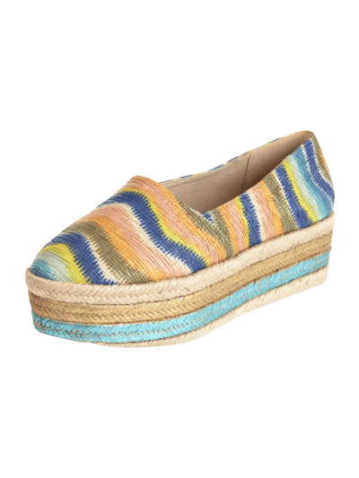 Marc Cain Espadrilles mit Plateausohle Blau 1