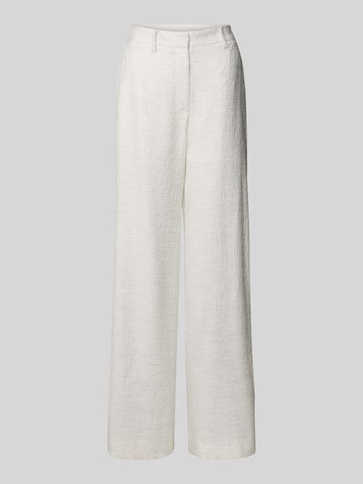 Copenhagen Muse Spodnie materiałowe z zapięciem na haftkę i zamek błyskawiczny Złamany biały 2