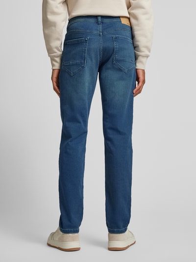 MCNEAL Tapered Fit Jeans mit Eingrifftaschen Blau 5