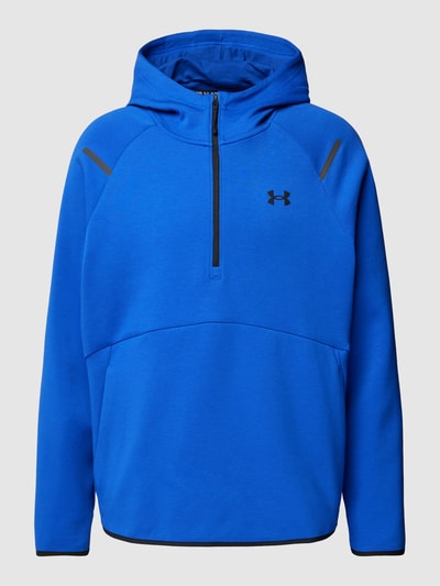 Under Armour Bluza z kapturem z nadrukiem z logo Królewski niebieski 2