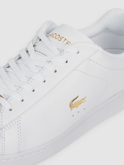 Lacoste Sneaker aus Leder Modell 'Carnaby' Weiss 2