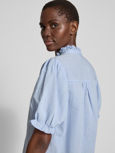 Neo Noir Bluzka z dekoltem w serek model ‘Odesa’ Jasnoniebieski 3