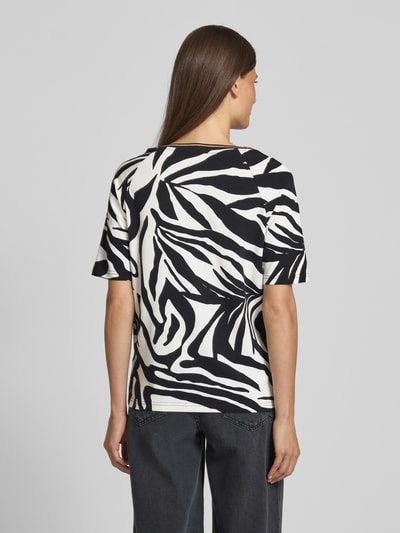 Betty Barclay T-Shirt mit geripptem Rundhalsausschnitt Black 5