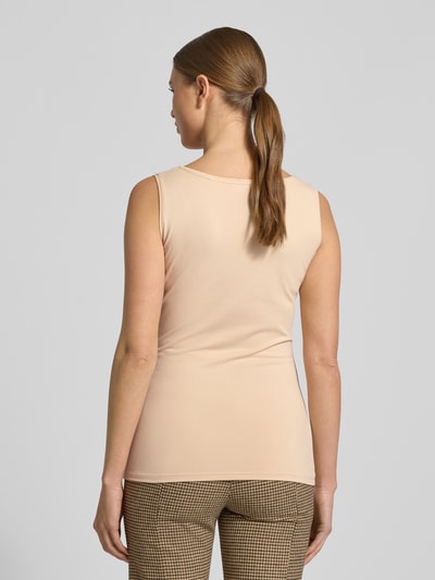Christian Berg Woman Slim Fit Top mit Rundhalsausschnitt Sand 5