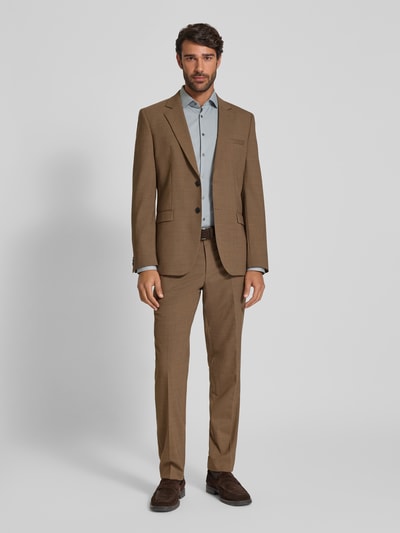 OLYMP No. Six Super Slim Fit Businesshemd mit Kentkragen Oliv 1