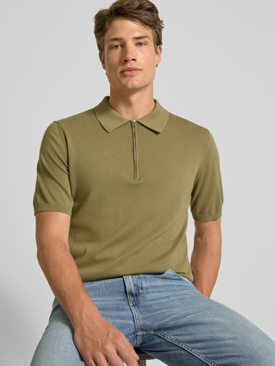 Closed Poloshirt mit kurzem Reißverschluss Lind 3