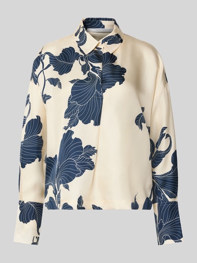 Herzensangelegenheit Regular Fit Bluse aus reiner Seide Modell 'Marino' Marine 2