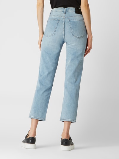 DKNY JEANS Straight Fit Jeans mit Stretch-Anteil Modell 'Waverly' Hellblau 5