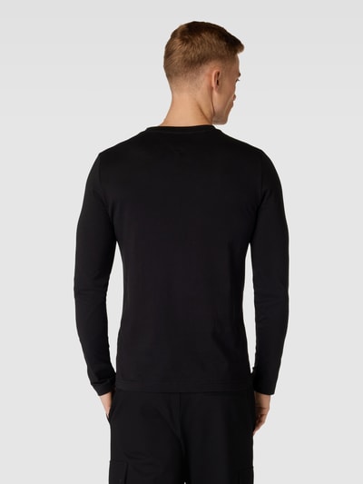 Tommy Hilfiger Longsleeve mit Label-Stitching Black 5