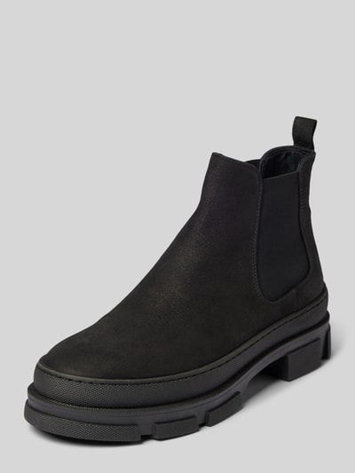 Copenhagen Chelsea Boots aus Leder mit Zugschlaufe Black 1