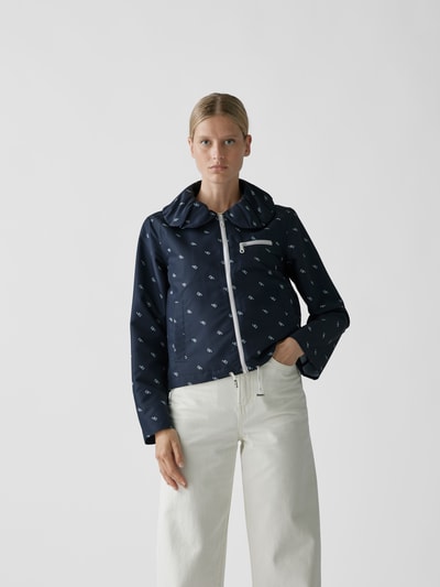 BAUM & PFERDGARTEN Jacke mit Label-Print Marineblau 4