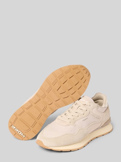 Produktfoto, Sneaker aus Leder-Mix mit Logo-Detail Modell 'City' von HOFF in Beige mit abgerundeter Passform, Schnürverschluss, Profilsohle, Damen Sneaker