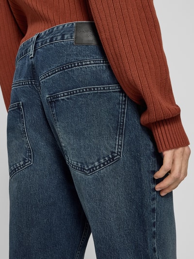 Marc O'Polo Denim Tapered Loose Fit Jeans aus reiner Baumwolle Dunkelblau 3