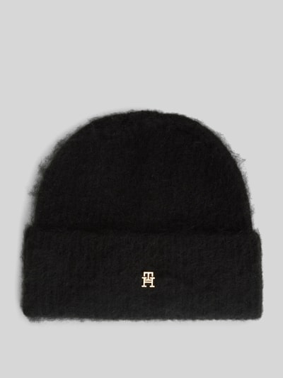 Tommy Hilfiger Beanie aus Woll-Mix mit Alpakawolle Black 1